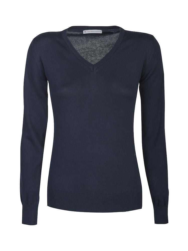 Harvest Westmore Lady merino pullover Navy M