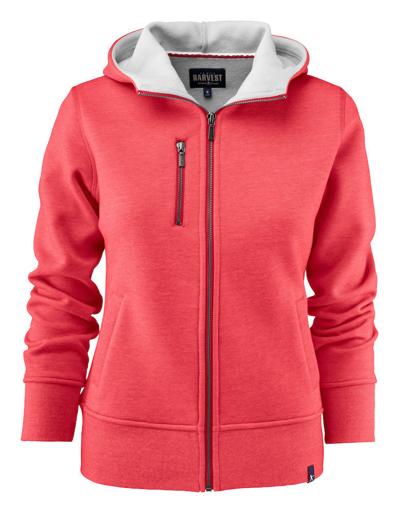 Harvest Parkwick hooded lady jkt Red melange