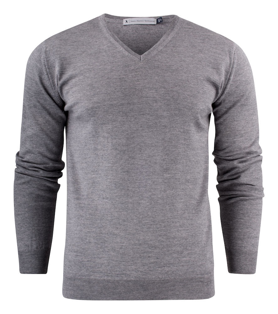 Harvest Westmore merino pullover Grey melange S