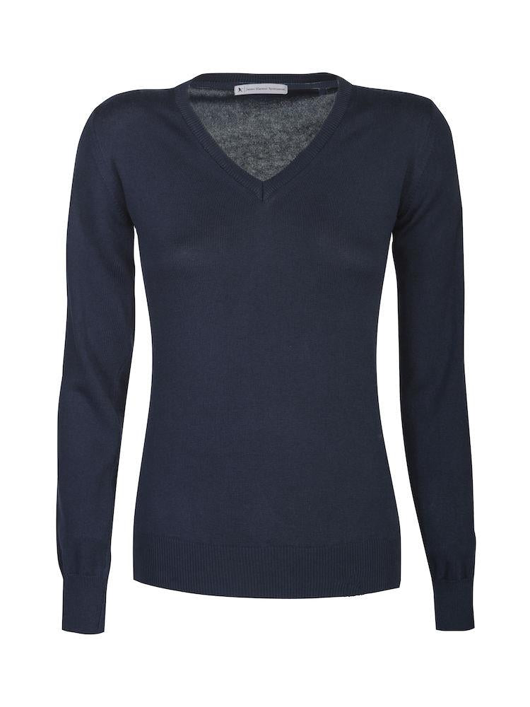 Harvest Westmore Lady merino pullover Navy