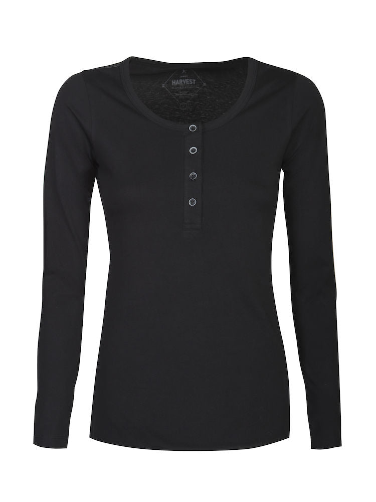 Harvest Stoneton Lady slub L/S Black