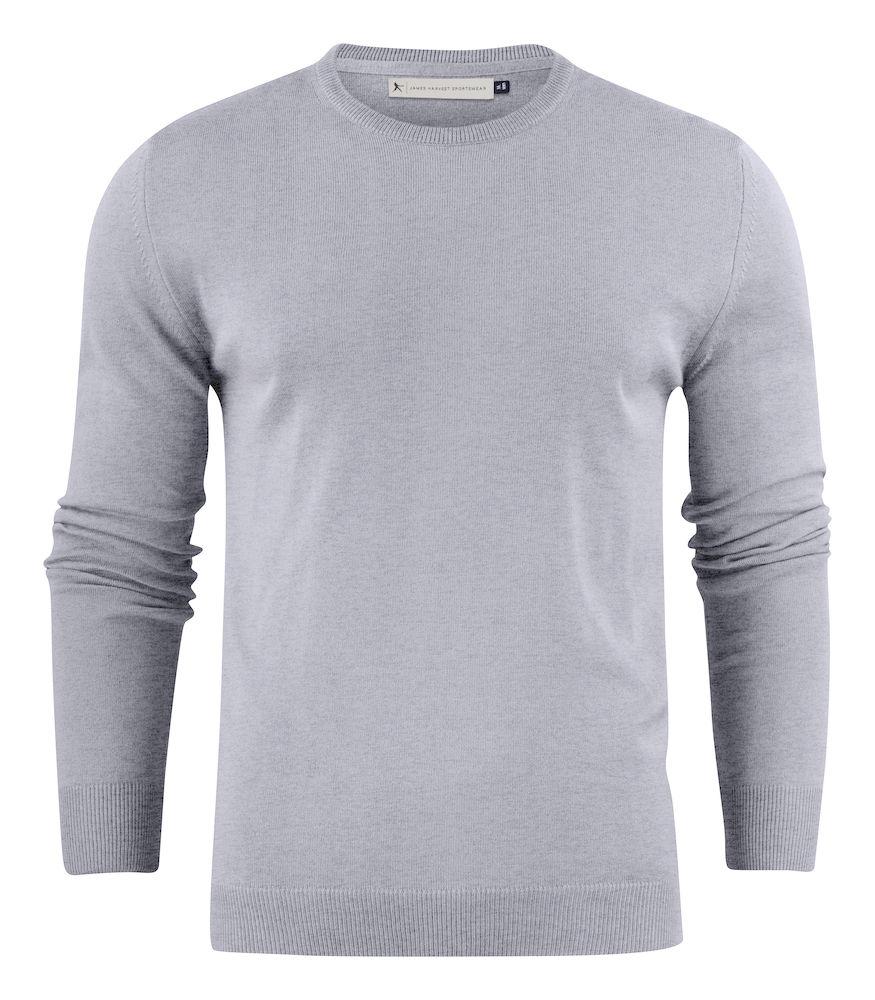 Harvest Portland r-neck pullover Grey Melange