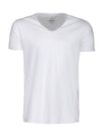 Harvest Whailford slub V-neck White