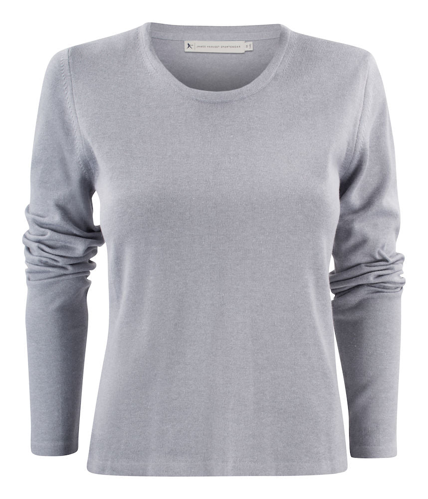 Harvest Portland Lady r-neck pullo Grey Melange XS