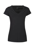 Harvest Whailford Lady slub V-neck Black