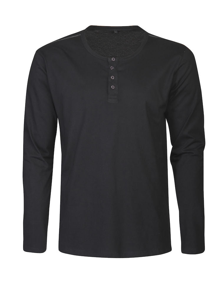 Harvest Stoneton slub L/S Black