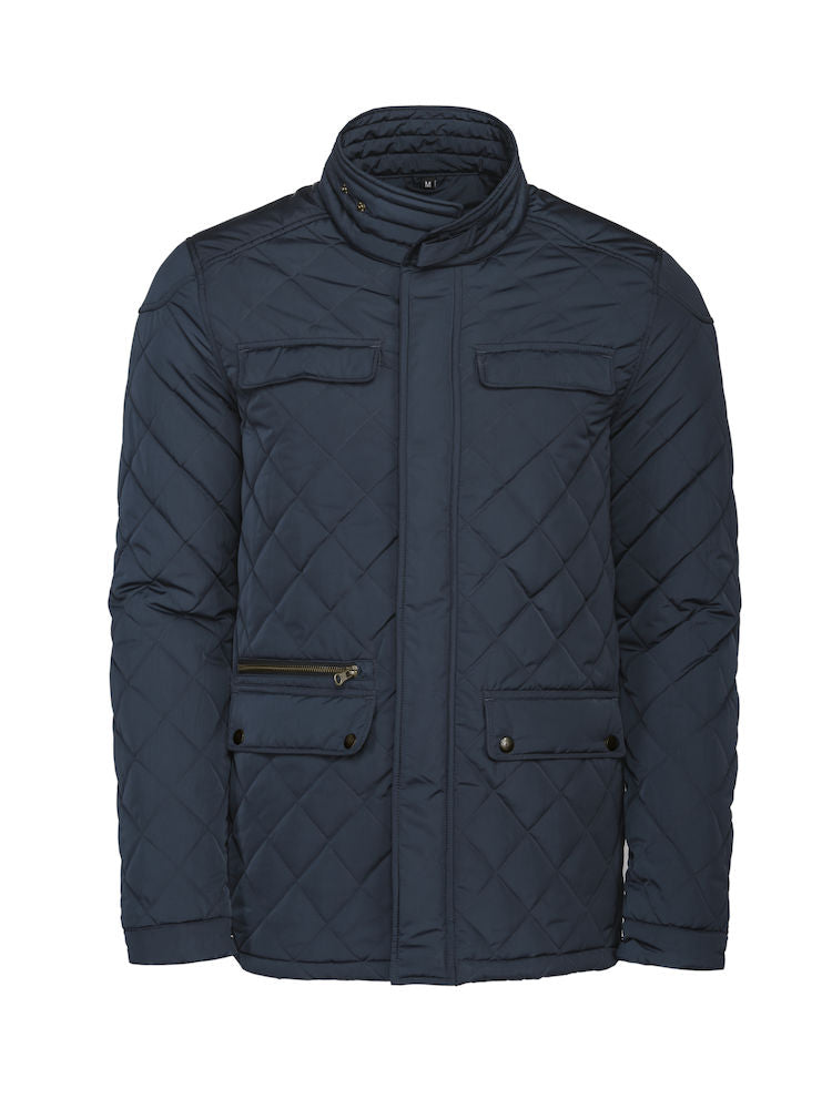 Harvest Huntingview quilted jacket Navy