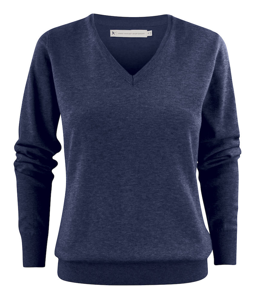 Harvest Ashland Lady V-neck Blue melange