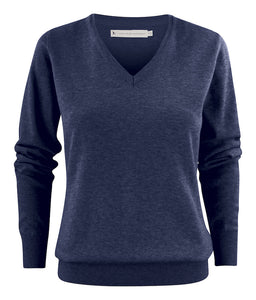 Harvest Ashland Lady V-neck Blue melange